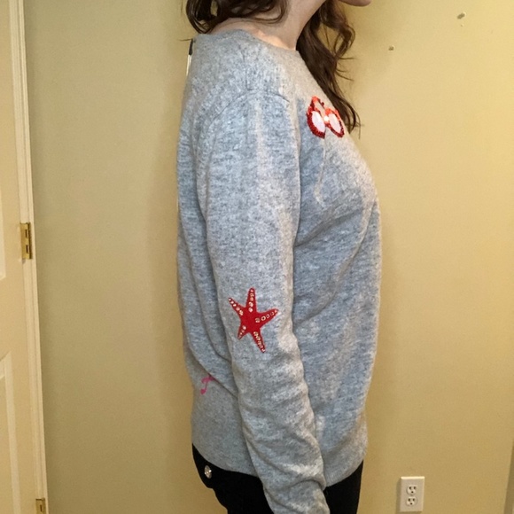 Autumn Cashmere Embellished Crewneck Sweater - Picture 5 of 6